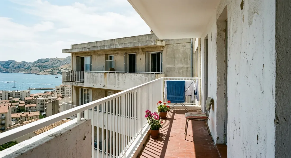 Balcon, Marseille 8e